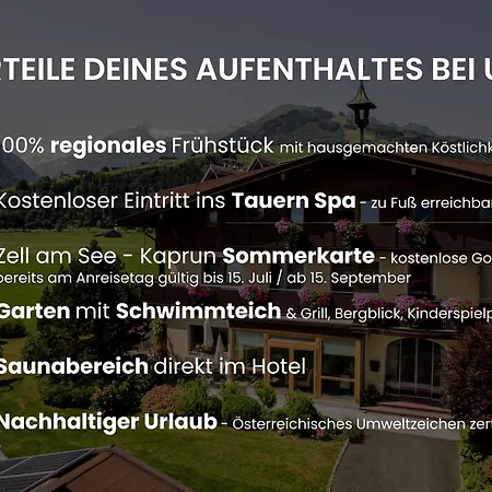 Simone's Platzerl - Inklusive Taeglichem Freien Eintritt Tauern - Nur 5 Gehminuten, Sommerkarte, Privatem Garten Mit Schwimmteich, Grill Und Saunabereich ゲストハウス 3*